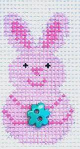Mini - Pink Bunny Smiles by Danji Designs (thumbnail)