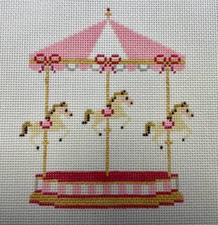 Carousel Series - Pink Baby by Stitch Style Needlepoint (thumbnail)