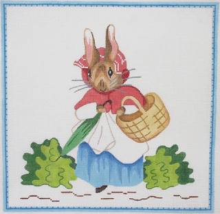 Mother Bunny PL-178 by Kate Dickerson Needlepoint Collections (thumbnail)