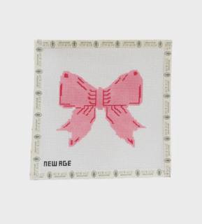 Pink Bow Canvas by New Age Needlepoint (thumbnail)