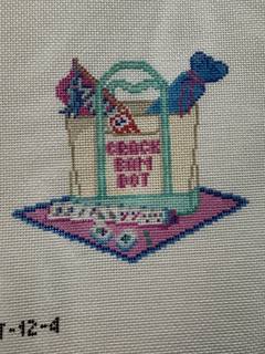 Mahjong Tote by Wheelhaus Needlepoint (thumbnail)