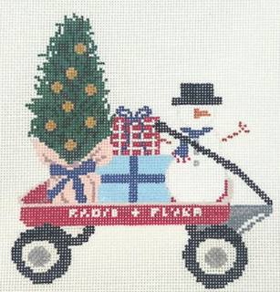 Christmas Wagon by Atlantic Blue Canvas (thumbnail)