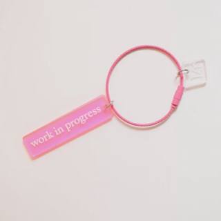 'Work In Progress' Thread Ring: Pink by La Fete Needlepoint (thumbnail)