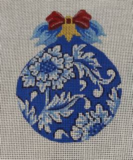 China Blue Toile by Kelly Clark Needlepoint (Colonial Needle) (thumbnail)