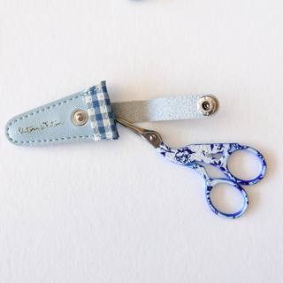 Blue Gingham Scissors by Victoria Whitson (thumbnail)