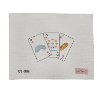 Destination Playing Cards, Chicago by Poppy J Stitches (thumbnail)