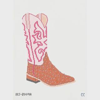 Pink Cowboy Boot - Large by Initial K Studio (thumbnail)