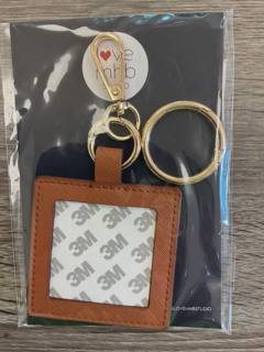 Self-Finishing Leather Square - Cognac by Love MHB Studio (thumbnail)