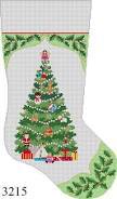 Susan Roberts 3215 Holly Toy Tree Stocking by Liz Goodrick-Dillon (Tapestry Tent, via Susan Roberts) (thumbnail)