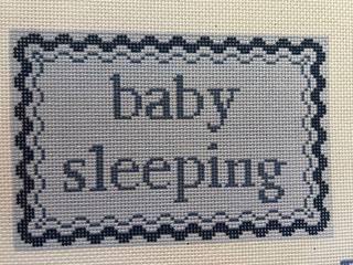 Baby Sleeping - Blue by Maura Nolan Designs (thumbnail)