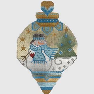 Snowman Ornament #6 CH by Danji Designs (thumbnail)