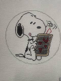 M-Snoopy Loves Needlepoint by Officially Needlepoint (thumbnail)
