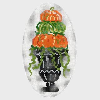 Pumpkin Topiary Oval by KCN Designers (thumbnail)