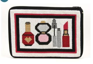 Make-Up & Things Purse/Cosmetic Case Stitch/zip by Alice Peterson (thumbnail)