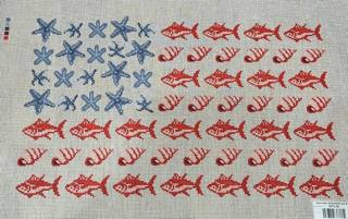 Maura Nolan MN-93 Starfish and Stripes by Maura Nolan Designs (thumbnail)