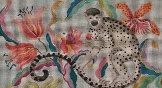 CL056 Single Monkey Floral by Colors of Praise Art Studio (thumbnail)