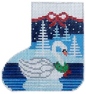 Shelly Tribbey SK117 Seven Swans a Swimming Skate by Shelly Tribbey Designs (thumbnail)
