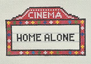 Marquee Home Alone by Blue Waters Needlepoint (thumbnail)