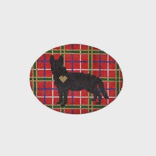 Plaid Silhouette German Shepherd by Pepperberry Designs (thumbnail)