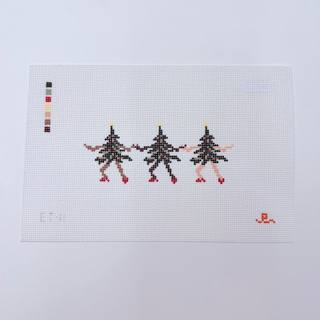 Dancing Trees Canvas by Goodpoint Needlepoint (thumbnail)
