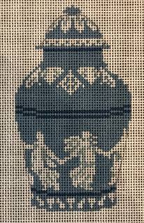 Wedgewood Ginger Jar by The Gingham Stitchery (thumbnail)