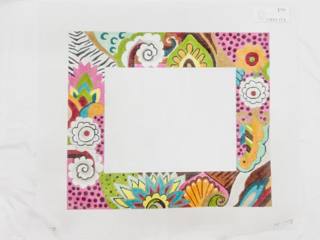 Paisley Floral Frame by Colors of Praise Art Studio (thumbnail)