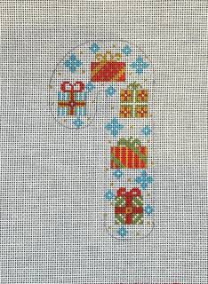 Christmas Present Candy Cane by Danji Designs (thumbnail)