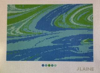 Ocean Blues Clutch by Jen Laine Designs (thumbnail)