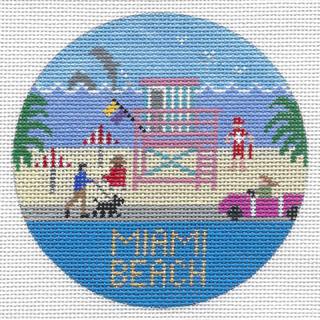 Miami Beach, FL Round - Trunk Show by Doolittle Stitchery (thumbnail)