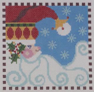 pom pom Santa by Shelly Tribbey Designs (thumbnail)