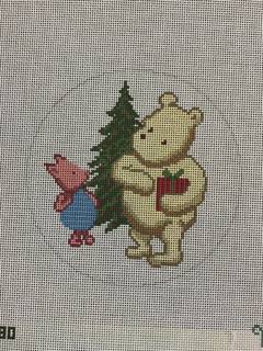 Winnie & Piglet Christmas by Needlepaint (thumbnail)