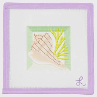 Whelk Shell Shadow Box Coaster by Lycette Designs (thumbnail)