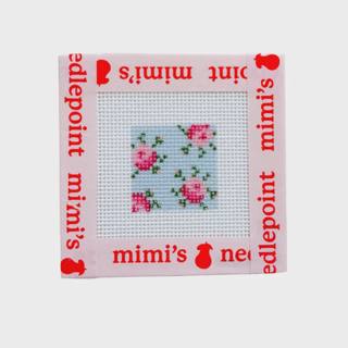 Pink Floral with Blue Background by Tilli Tomas (thumbnail)