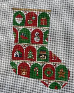 Advent Calendar- Mini Stocking by Audrey Wu Designs (thumbnail)