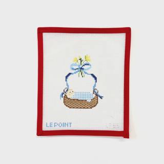 Baby in Bassinet - blue by Le Point Studio (thumbnail)
