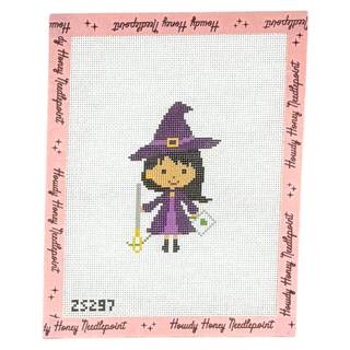 Stitch Witch Needlepoint Canvas by KCN Designers (thumbnail)