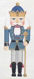 Nutcracker - King with Scepter by Liz Goodrick-Dillon (Tapestry Tent, via Susan Roberts) (thumbnail)