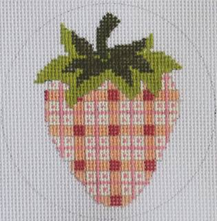 Strawberries:Pink Pink & Cream Checks by PLD Designs (thumbnail)