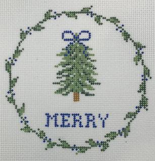 Merry Bow Tree round by Poppy's Designs (thumbnail)