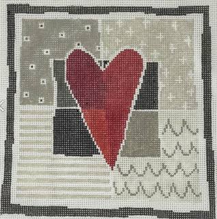 Quad Heart B/W by Pippin Studio (thumbnail)