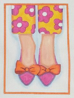 here's looking at shoe, 454 by Kate Dickerson Needlepoint Collections (thumbnail)