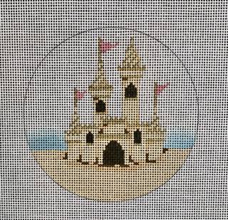 seaside series, sandcastle by The Plum Stitchery (thumbnail)