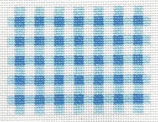 Insert - Gingham - Blues by Kate Dickerson Needlepoint Collections (thumbnail)