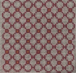 I-07 PINK ORANGE TRELLIS by DC Designs (via VNG Canvas) (thumbnail)