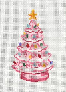 Pink Tree by Emily Quigley by Stitch Style Needlepoint (thumbnail)