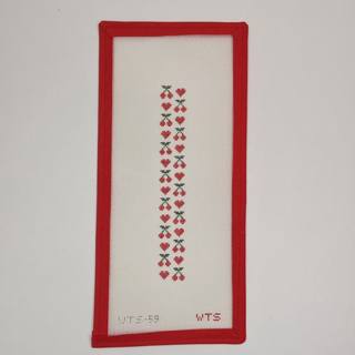 Cherry Key Fob by What's the Stitch (thumbnail)