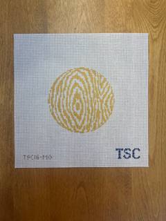 The Sheffield Collection · Faux Bois Round-Gold by The Gingham Stitchery (thumbnail)
