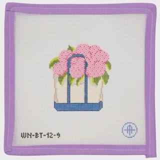 9 Blooming Hydrangeas Boat & Tote by Wheelhaus Needlepoint (thumbnail)