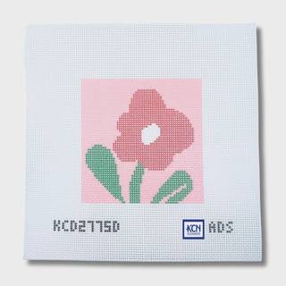 Floral Square D Canvas by KCN Designers (thumbnail)
