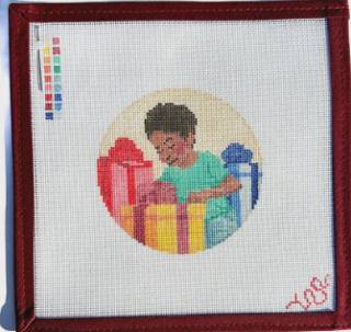 Heritage Collection - Boy with presents by Spellbound Stitchery (thumbnail)